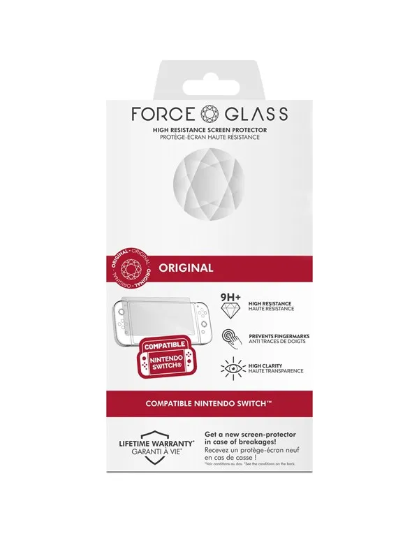 NACON Force Glass Kit - Skjermbeskytter - Nintendo Switch