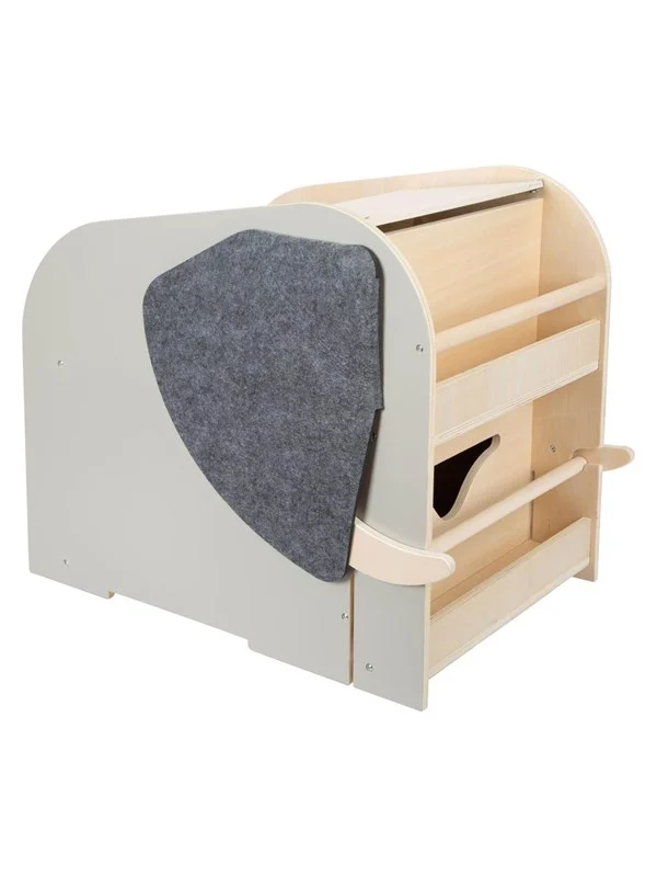 Small Foot Wooden Toy Box Elephant on Wheels with Seat