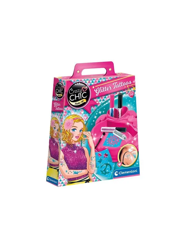 Clementoni Crazy Chic Make-up - Glitter Tattoos