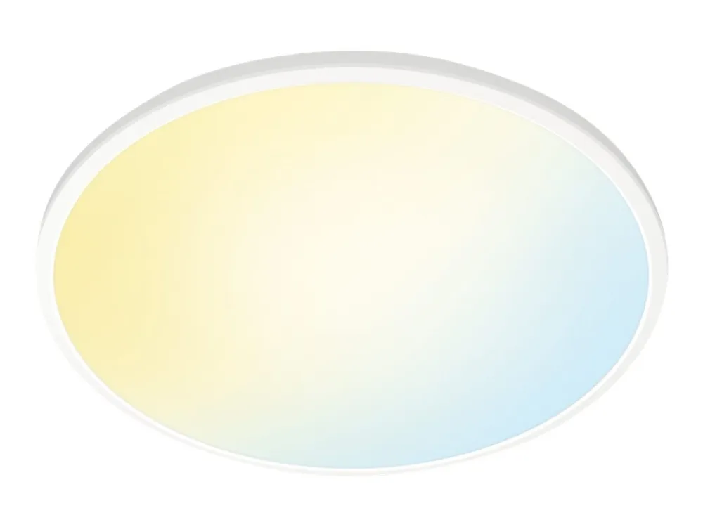 WiZ SuperSlim Smart Taklampe Hvit, 32W, Justerbar Hvit og Dimbar