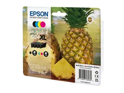 Epson 604 - cyan - original - ink cartridge