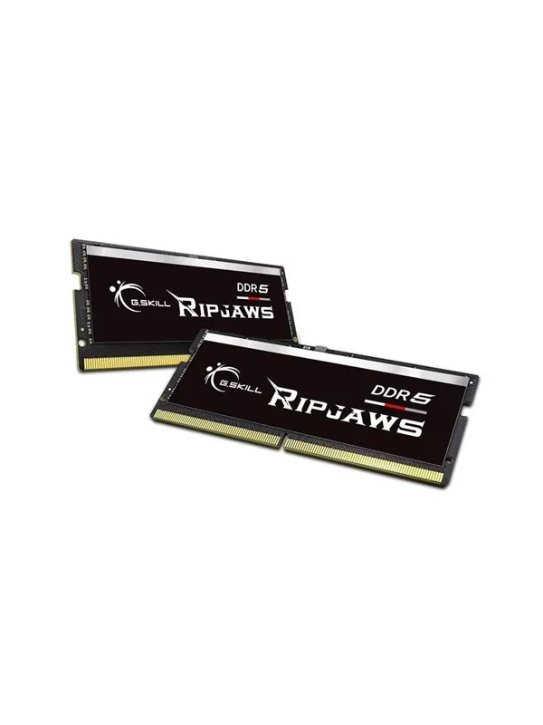 G.Skill Ripjaws SODIMM DDR5-4800 - 32GB - CL40 - Dual Channel (2 pcs) - Intel XMP - Svart
