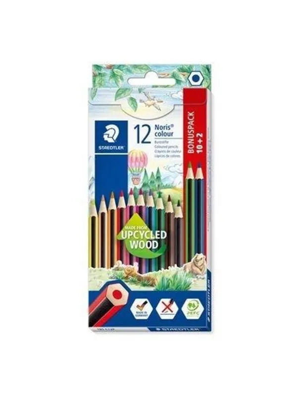 Staedtler Col. pencil Noris c. 12pc 100% PEFC