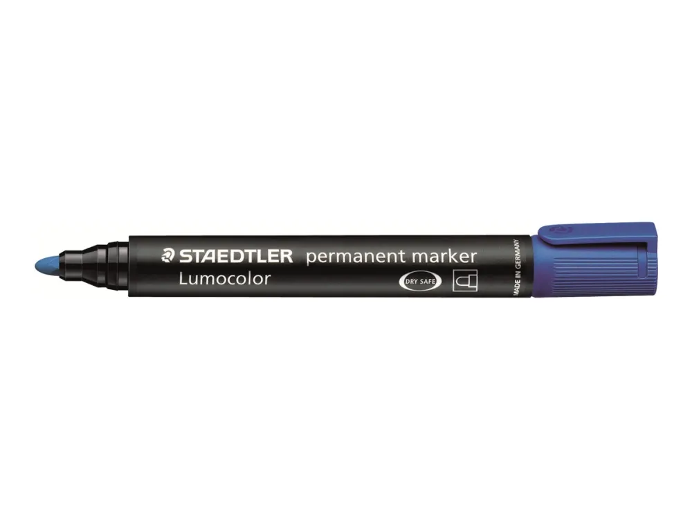Staedtler Marker Lumocolor permanent.10 pcs Blue
