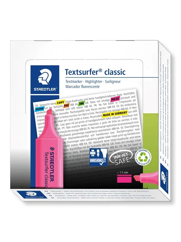 Staedtler Highlighter Textsurfer cl. 10 pcs pink
