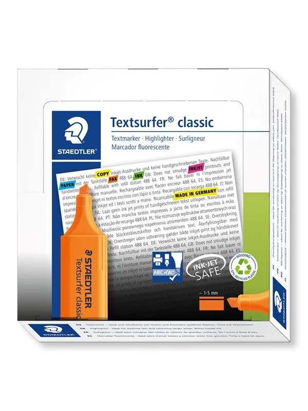 Staedtler Highlighter Textsurfer cl. 10 pcs orange
