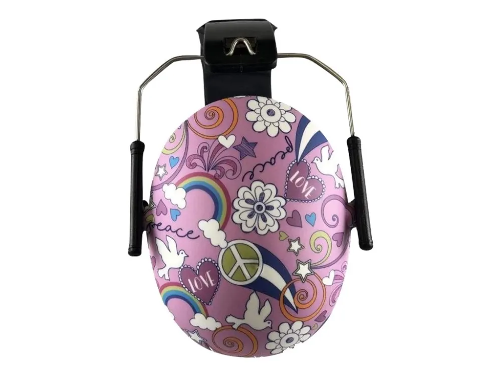 Banz Kids Earmuffs Peace Doodle