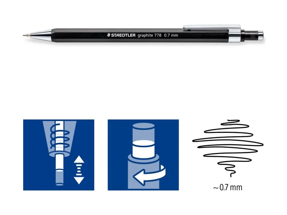 Staedtler Mechanical pencil graphite 10 pcs  07 black