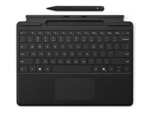 Microsoft Surface Pro Keyboard - Tastatur - Spansk - Svart
