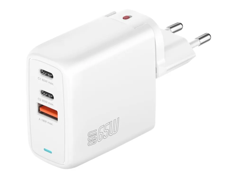 4smarts GaN FlexPro power adapter - USB 24 pin USB-C - 65 Watt