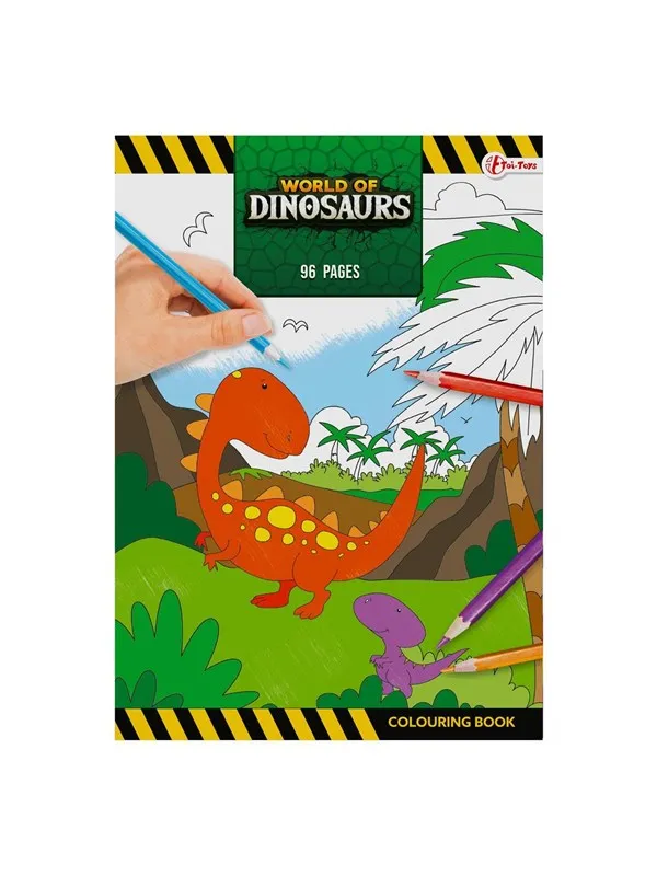 World of Dinosaurs Super Coloring Book