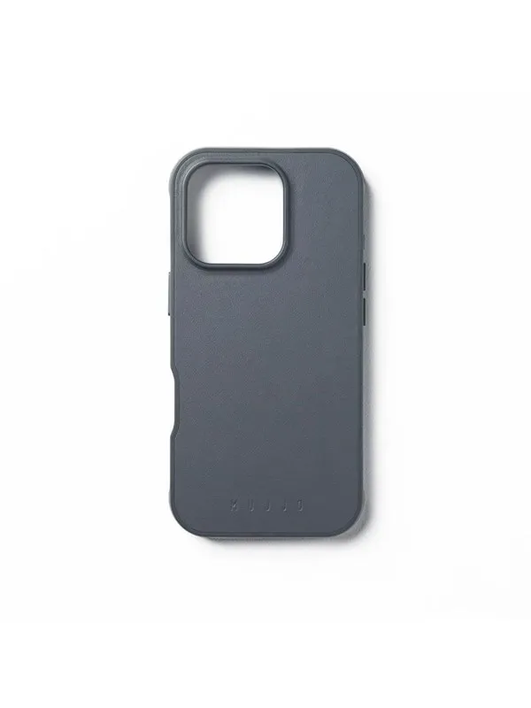 Mujjo Shield Case for iPhone 16 Pro - Steel Blue