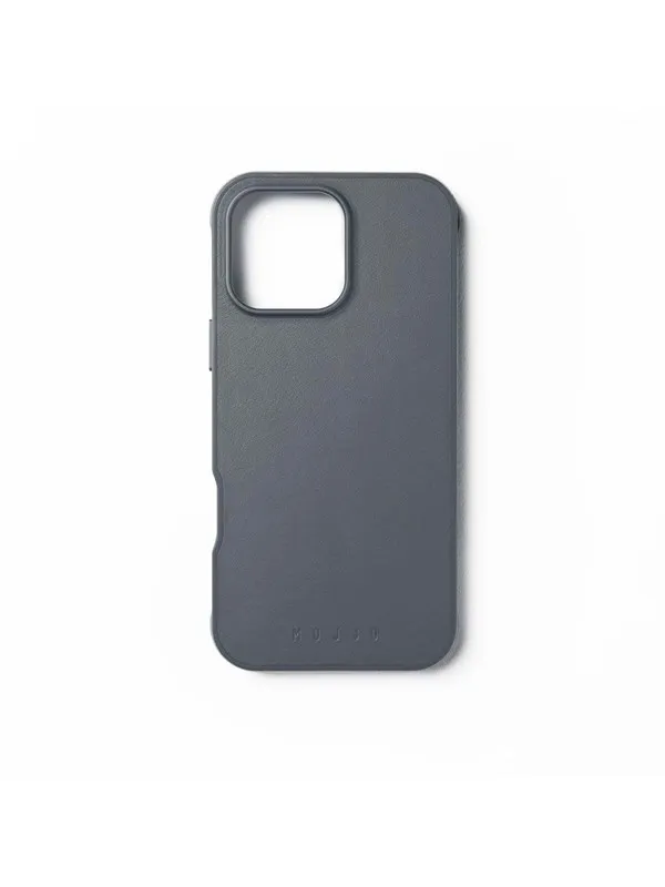 Mujjo Shield Case for iPhone 16 Pro Max  - Steel Blue