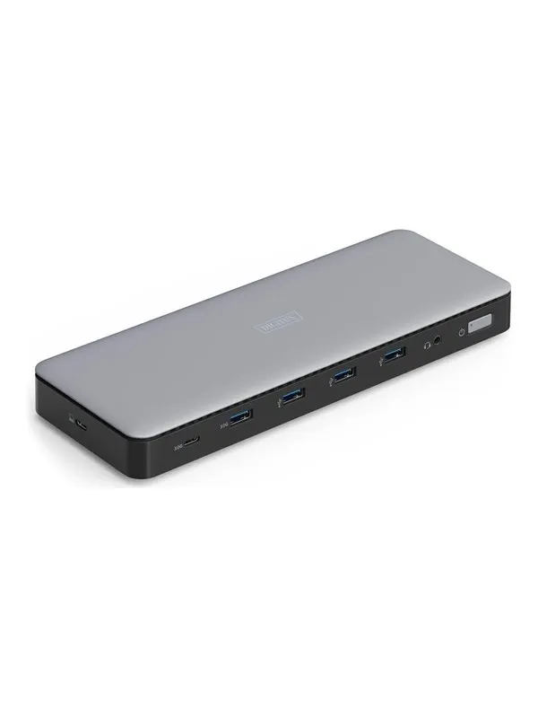 DIGITUS - docking station - USB-C - 2 x DP 3 x HDMI - 1GbE