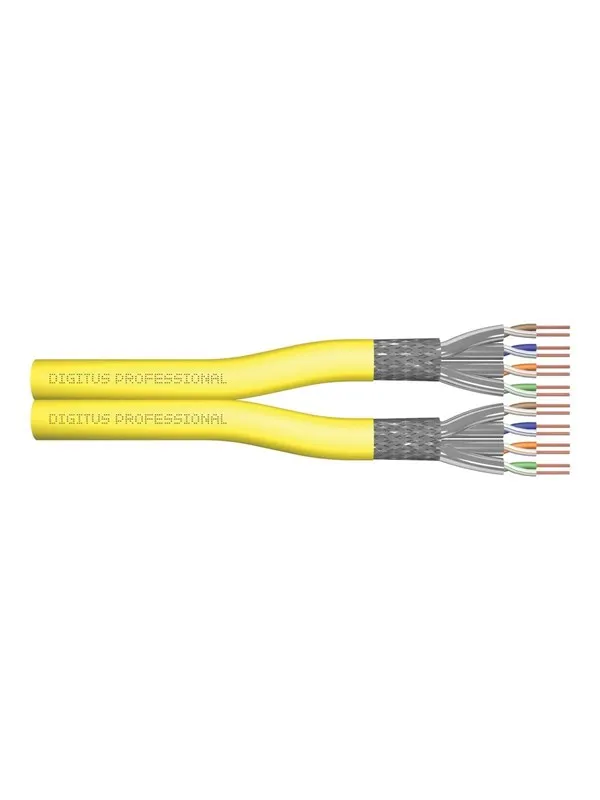 DIGITUS installation cable - 100 m - yellow RAL 1016 - Gul - 100m