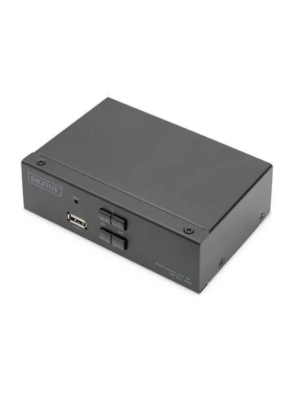 DIGITUS - KVM / audio switch - 2 ports