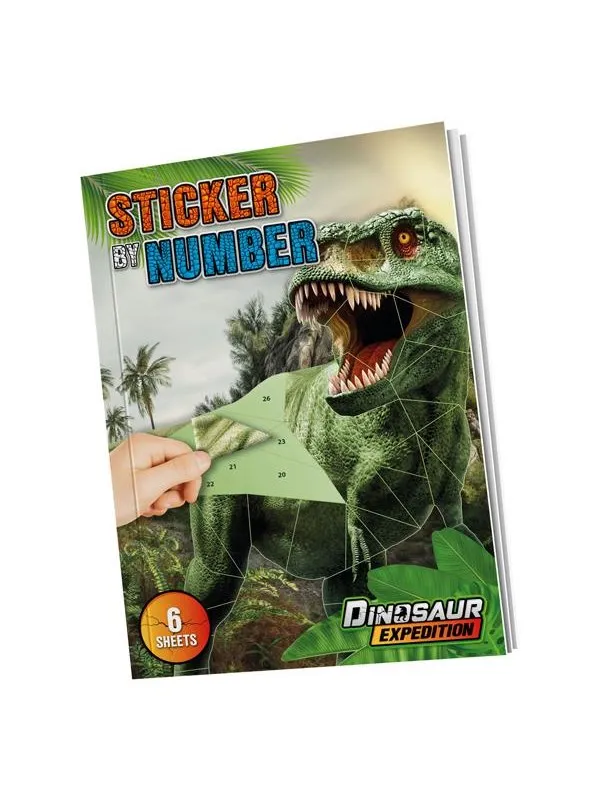 Creative Craft Group - Dino Sticker by Number