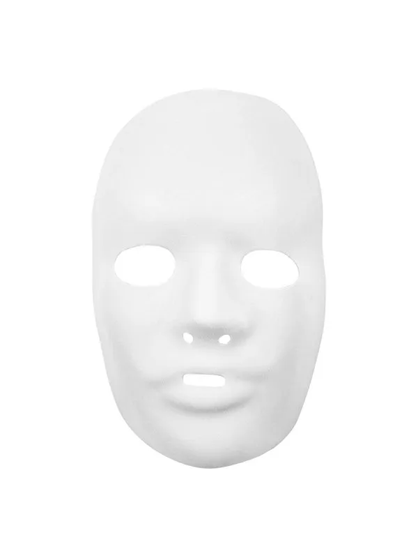 Creativ Company - Plastic Mask White 24x25.5cm