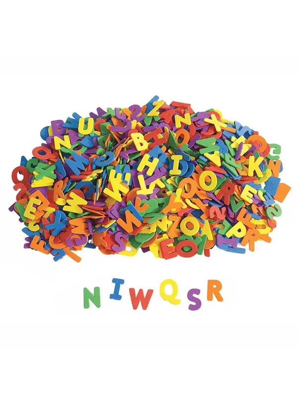 Colorations - ABC Foam Letters in Bucket 2208pcs.