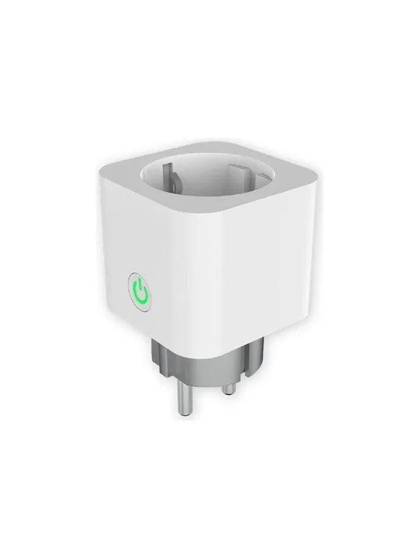 Gembird - smart plug - with power metering - 802.11b/g/n - white