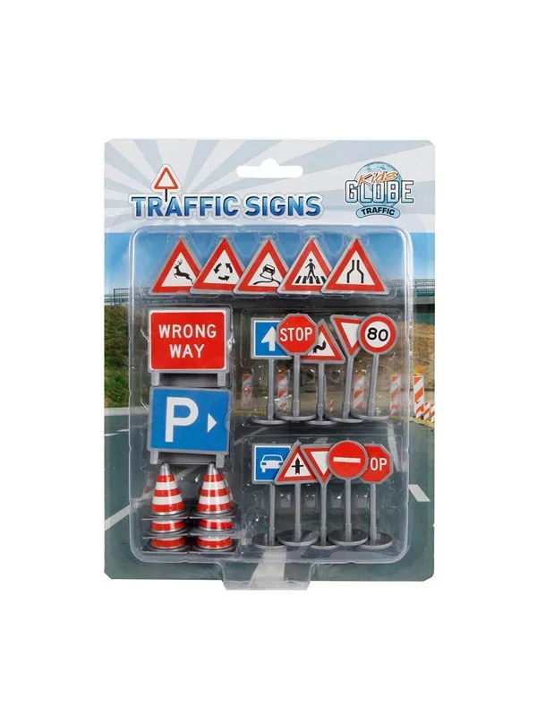 Kids Globe - Traffic Signs 25 pcs.