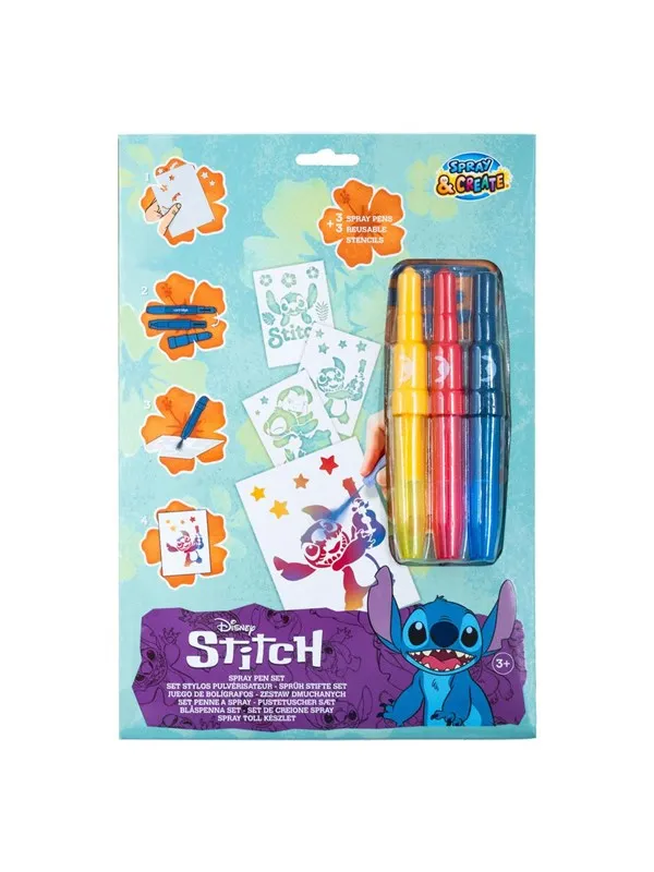 Canenco - Stitch Blow Pens with 3 Stencils Set