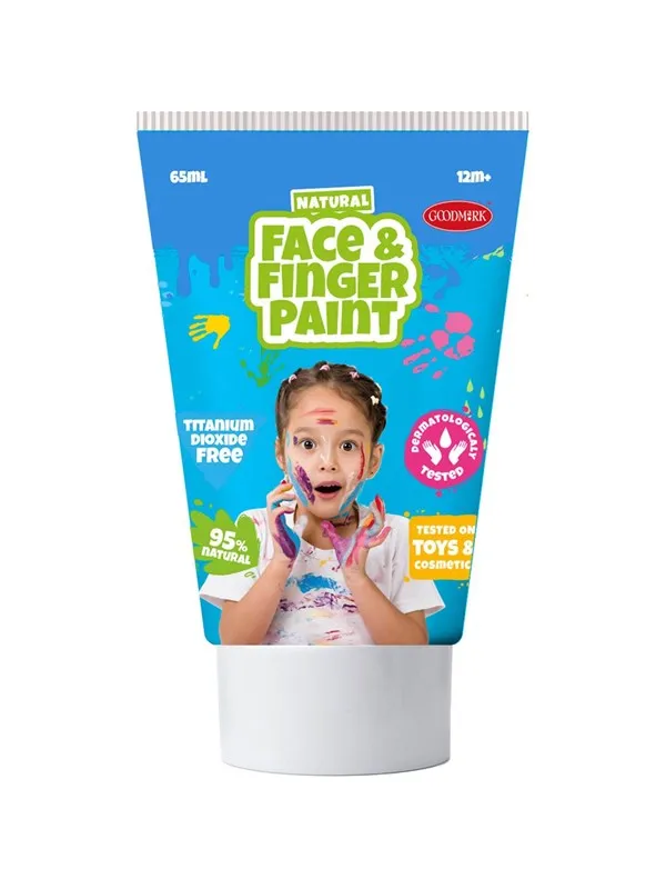 Boti Natural Face & Fingerpaint Tube - Blue and Pink 2x65ml