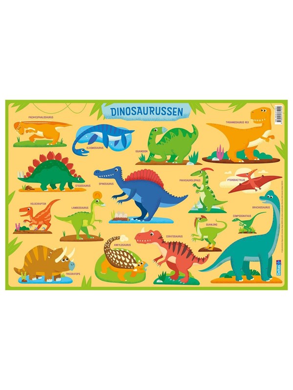 Deltas Educational coasters Preschool - Dinosaurs