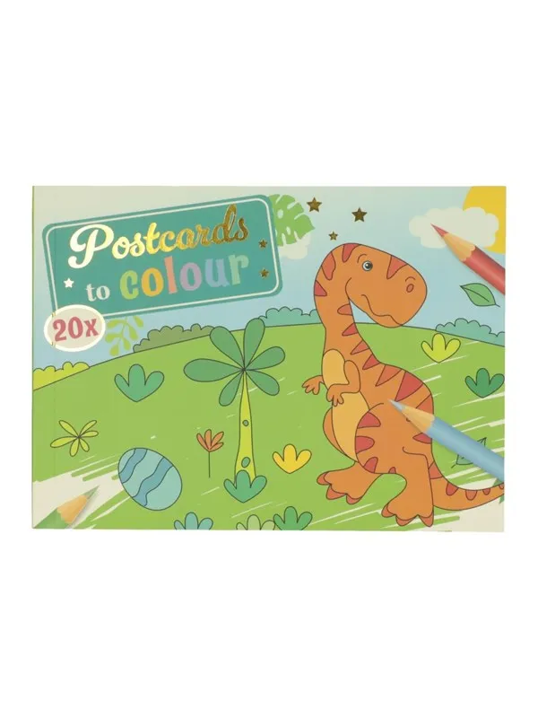 Wins Holland - Postcards Coloring Dinosaur