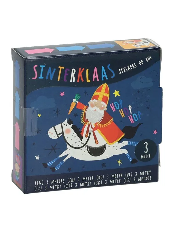 Wins Holland - Sinterklaas stickers on a roll 3 meters