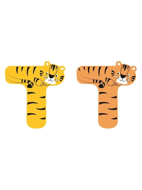 Small Foot - Wooden Animal Children's Letter - T