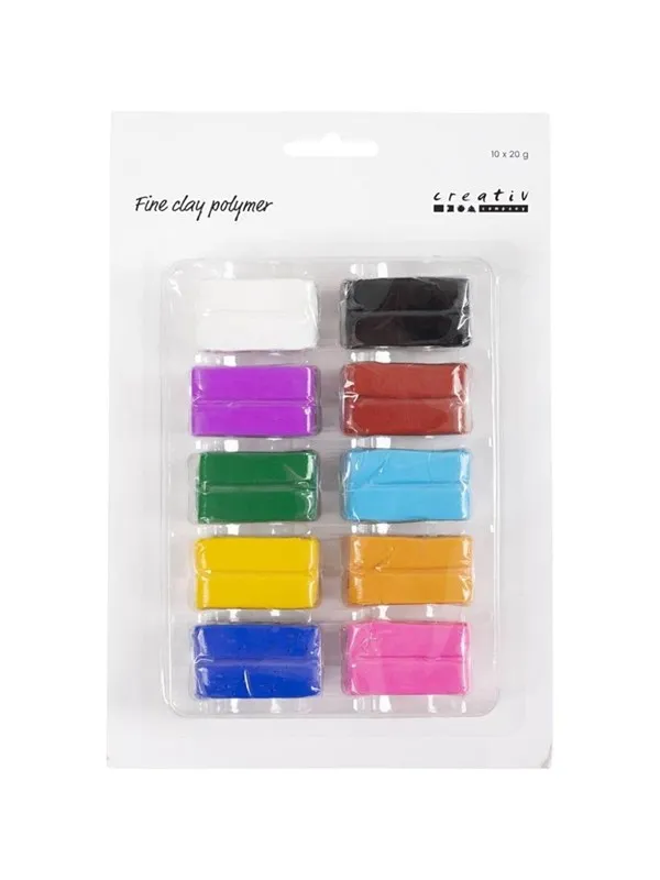 Creativ Company Fine Clay Polymer - 10 x 20 g