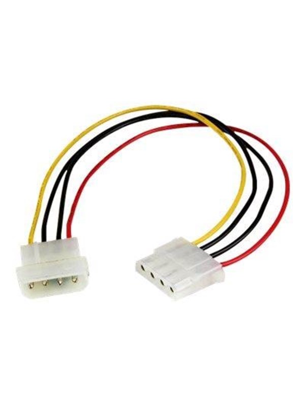 StarTech.com LP4 Power Extension Cable - M/F - power extension cable - 30.48 cm