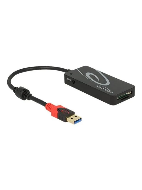 DeLOCK Hub - 3 Ports USB-hub - 3 porter - Svart
