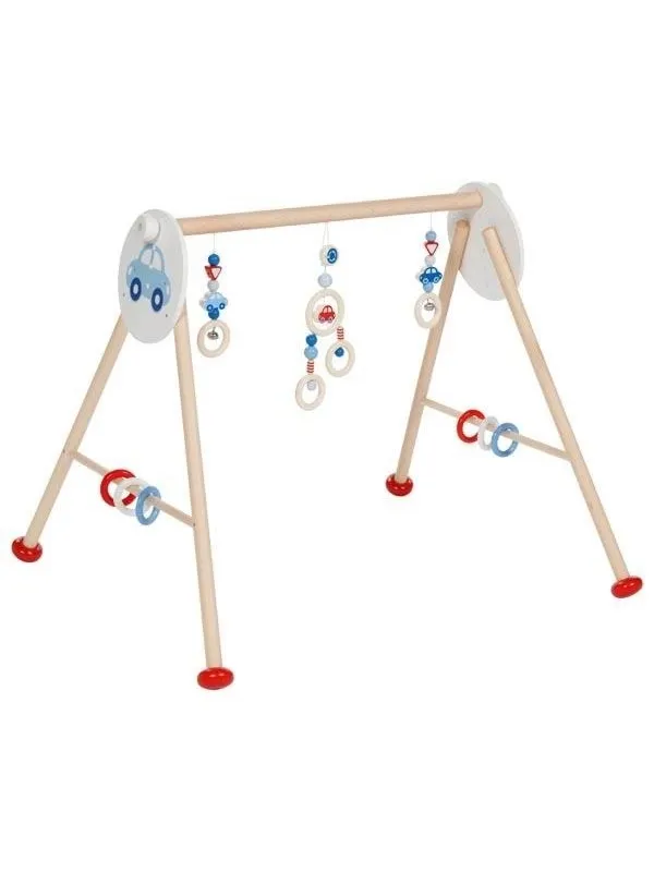 Goki Wooden Baby Gym Cars