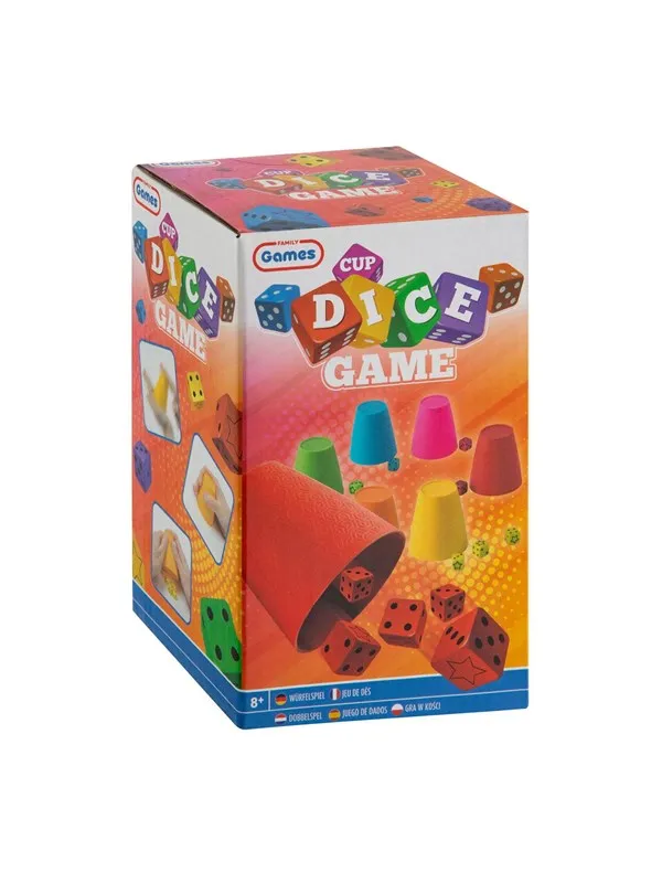 Grafix - Dice Game 6 Cups and 30 Dice