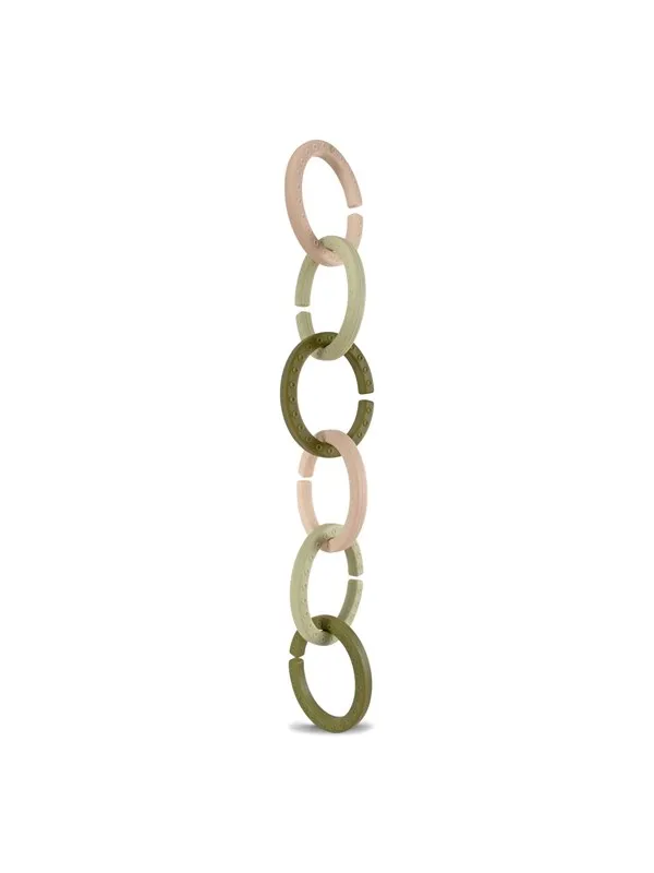 Filibabba Silicone baby loops - Greens