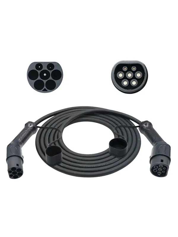 Sinox EV Charging Cable Mode 3 - 32A 1 phase - 5m - Black