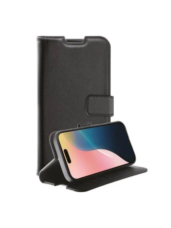 Vivanco Classic Wallet for iPhone 16 - Black
