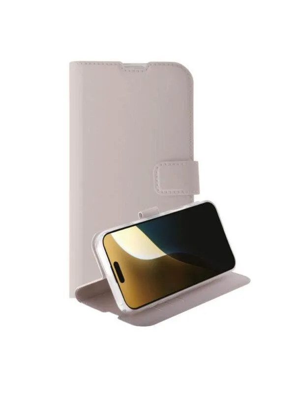 Vivanco Classic Wallet for iPhone 16 Pro Max - Greige