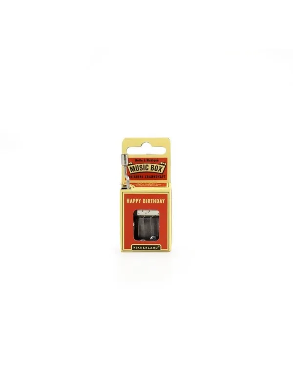 Kikkerland - Happy Birthday Crank Music Box