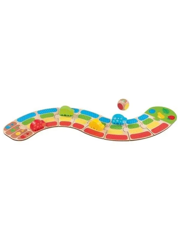 Goki Wooden Ladybug Race Dice Child's Game