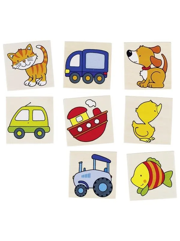 Goki My first Wooden Memo 16 pcs.