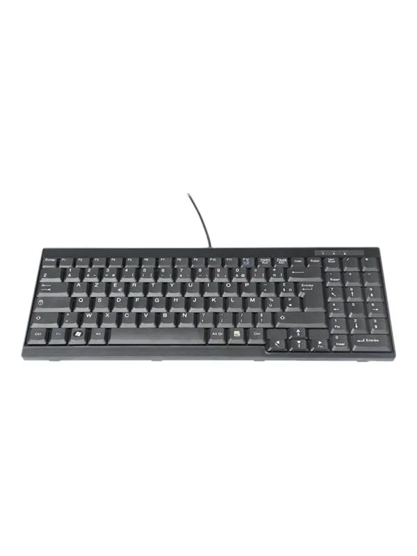 DIGITUS DS-72000FR - keyboard - French - black Input Device - Tastatur - Fransk - Svart