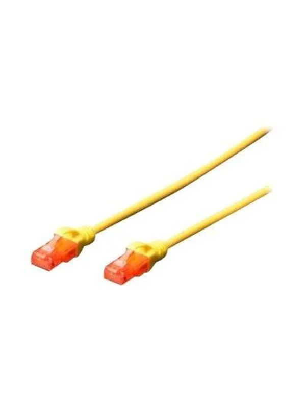 DIGITUS Professional patch cable - 5 m - yellow - Gul - 5m
