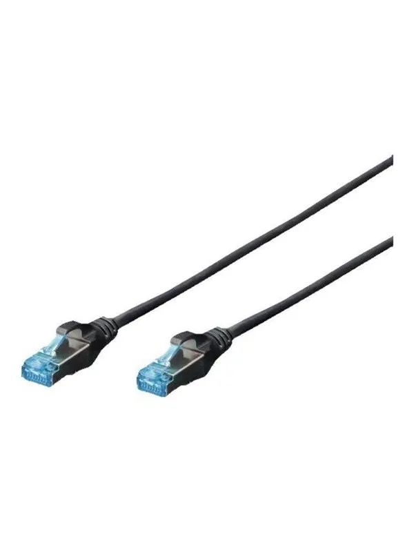 DIGITUS Professional patch cable - 1 m - black - Svart - 1m