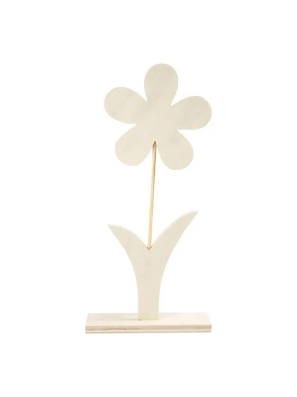 Creativ Company Wooden Flower with Base 26cm