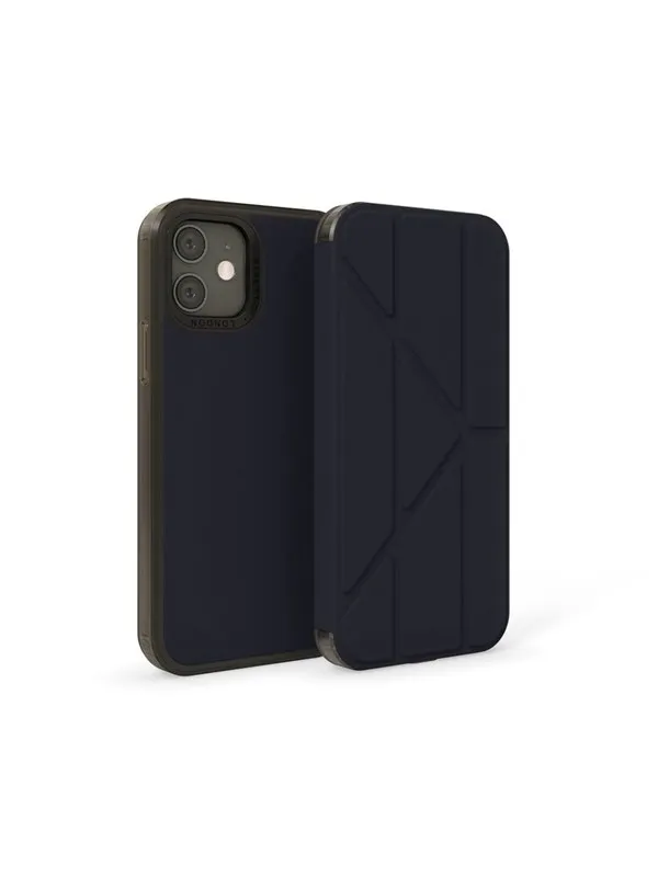 Pipetto Origami Folio for iPhone 12 Pro Max - Dark Blue