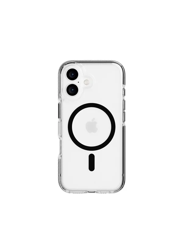 Tech21 Evo Crystal MagSafe for iPhone 16 - Black