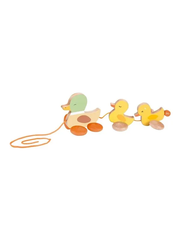 Classic World Wooden Pull Along Figure Ducks